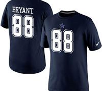 New Dallas Cowboys #88 Dez Bryant Player Pride Name & Number T-Shirt Blue