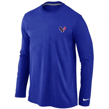 Houston Texans Sideline Legend Authentic Long Sleeve T-Shirt Blue