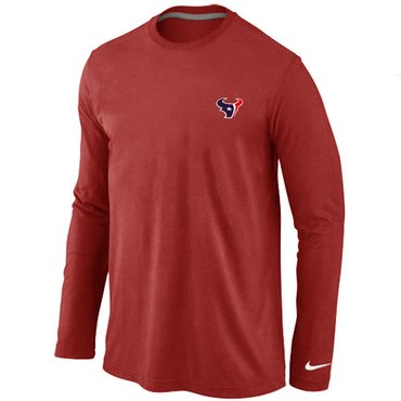 Houston Texans Sideline Legend Authentic Long Sleeve T-Shirt RED
