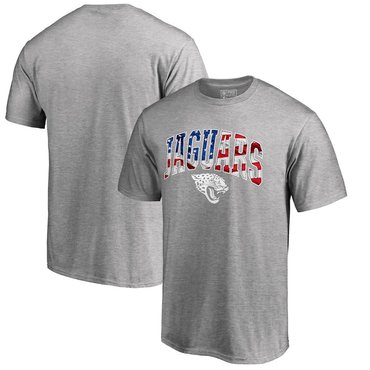 Jacksonville Jaguars Pro Line By Fanatics Branded Banner Wave T-Shirt Heathered Gray