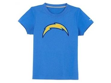 NEW san diego chargers sideline legend authentic logo youth T-Shirt lt.blue