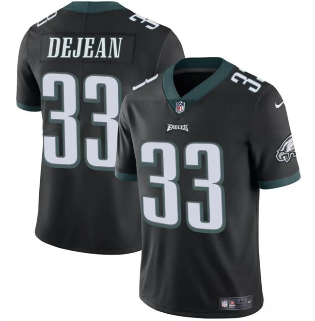 Youth Philadelphia Eagles #33 Cooper DeJean Black 2024 Draft Vapor Untouchable Limited