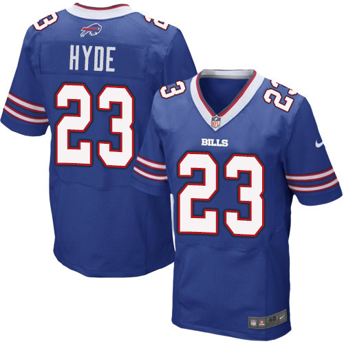 Nike Bills #23 Micah Hyde Royal Blue Team Color Men's Stitched NFL New Elite Jersey