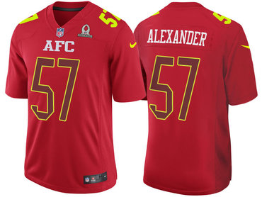2017 Pro Bowl AFC Buffalo Bills Lorenzo Alexander Red Game Jersey