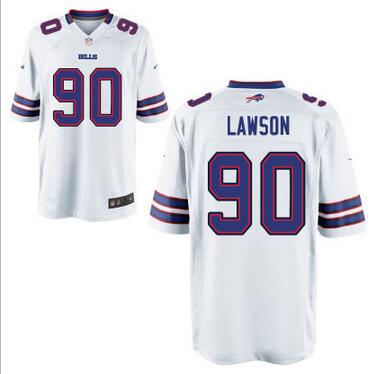 Buffalo Bills #90 Shaq Lawson Nike White Elite 2016 Draft Pick Jersey