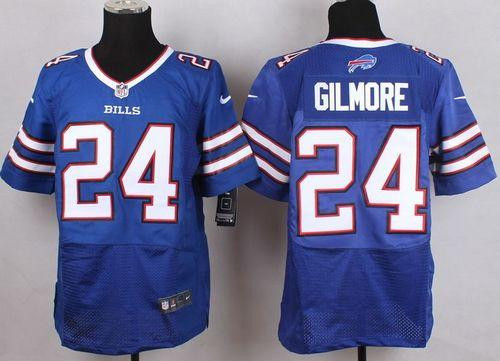 New Buffalo Bills #24 Stephon Gilmore Royal Blue Team Color Men's Stitched NFL New Elite jersey