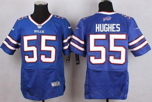 New Buffalo Bills #55 Jerry Hughes Royal Blue Team Color Men's Stitched NFL New Elite Jersey
