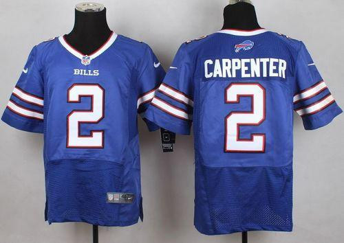 New Buffalo Bills #2 Dan Carpenter Royal Blue Team Color Men's Stitched NFL New Elite Jersey