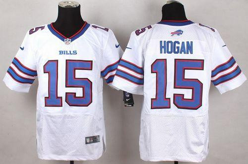 New Buffalo Bills #15 Chris Hogan White Men's Stitched NFL New Elite Jersey