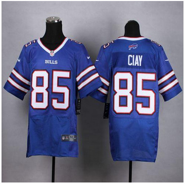 NEW Buffalo Bills #85 Charles Clay Royal Blue Team Color Men's Stitched NFL New Elite Jersey