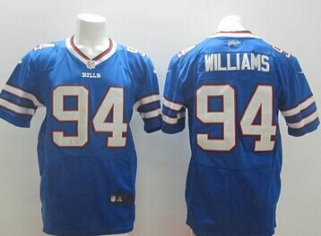 NEW Buffalo Bills #94 Mario Williams Royal Blue Team Color NFL New Elite Jerseys