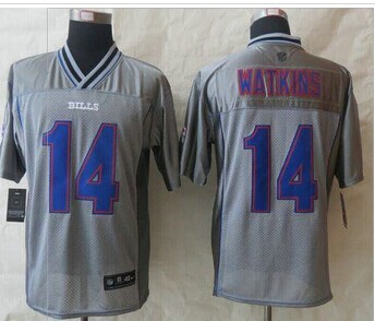 Buffalo Bills #14 Sammy Watkins Grey NFL Elite Vapor Jersey