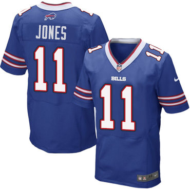 Nike Bills #11 Zay Jones Royal Blue Team Color Men's Stitched NFL New Elite Jersey