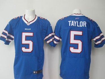 New Buffalo Bills #5 Tyrod Taylor Royal Blue Team Color Men's NFL New Elite Jersey