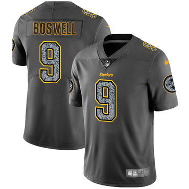 Nike Steelers #9 Chris Boswell Gray Static Men's NFL Vapor Untouchable Game Jersey