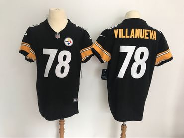 Nike Pittsburgh Steelers 78 Alejandro Villanueva Vapor Untouchable Player Elite Black Jersey