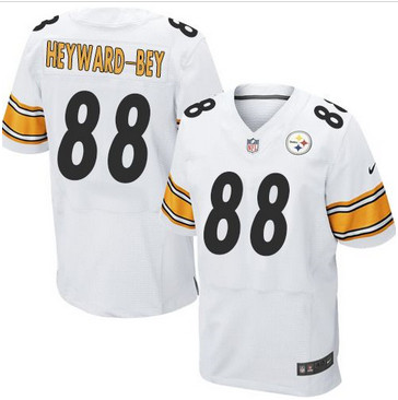 Nike Pittsburgh Steelers #88 Darrius Heyward-Bey White Men's Stitched NFL Elite Jersey