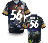 Pittsburgh Steelers #56 WOODLEY Men's Stitched NFL Elite Fanatical Version Jersey (2)
