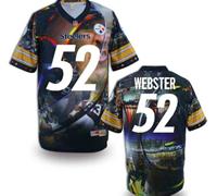 Pittsburgh Steelers #52 WEBSTER Men's Stitched NFL Elite Fanatical Version Jersey (2)