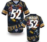 Pittsburgh Steelers #52 WEBSTER Men's Stitched NFL Elite Fanatical Version Jersey (1)