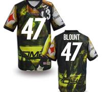 Pittsburgh Steelers #47 BLOUNT Men's Stitched NFL Elite Fanatical Version Jersey (6)