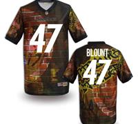 Pittsburgh Steelers #47 BLOUNT Men's Stitched NFL Elite Fanatical Version Jersey (4)