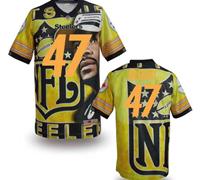 Pittsburgh Steelers #47 BLOUNT Men's Stitched NFL Elite Fanatical Version Jersey (3)