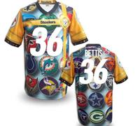 Pittsburgh Steelers #36 BETTIS Men's Stitched NFL Elite Fanatical Version Jersey (8)