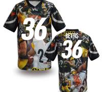 Pittsburgh Steelers #36 BETTIS Men's Stitched NFL Elite Fanatical Version Jersey (7)