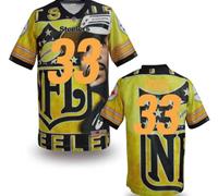 Pittsburgh Steelers #33 HODGE Men's Stitched NFL Elite Fanatical Version Jersey (3)