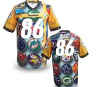Pittsburgh Steelers #86 WARD Men's Stitched NFL Elite Fanatical Version Jersey (7)