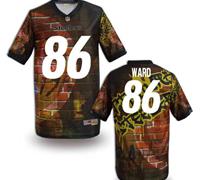 Pittsburgh Steelers #86 WARD Men's Stitched NFL Elite Fanatical Version Jersey (4)