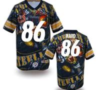 Pittsburgh Steelers #86 WARD Men's Stitched NFL Elite Fanatical Version Jersey (1)