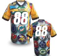 Pittsburgh Steelers #88 SWANN Men's Stitched NFL Elite Fanatical Version Jersey (8)