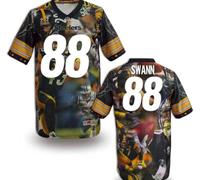 Pittsburgh Steelers #88 SWANN Men's Stitched NFL Elite Fanatical Version Jersey (5)
