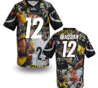 Pittsburgh Steelers #12 BRADSHAW Men's Stitched NFL Elite Fanatical Version Jersey (7)