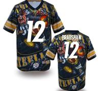 Pittsburgh Steelers #12 BRADSHAW Men's Stitched NFL Elite Fanatical Version Jersey (1)