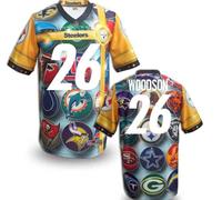 Pittsburgh Steelers #26 WOODSON Men's Stitched NFL Elite Fanatical Version Jersey (8)