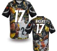 Pittsburgh Steelers #17 WALLACE Men's Stitched NFL Elite Fanatical Version Jersey (7)