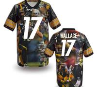 Pittsburgh Steelers #17 WALLACE Men's Stitched NFL Elite Fanatical Version Jersey (5)