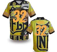 Pittsburgh Steelers #32 HARRIS Men's Stitched NFL Elite Fanatical Version Jersey (3)