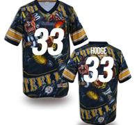 Pittsburgh Steelers #33 HODGE Men's Stitched NFL Elite Fanatical Version Jersey (1)