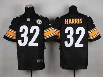 NEW Pittsburgh Steelers #32 Franco Harris Black Team Color NFL Elite Jersey
