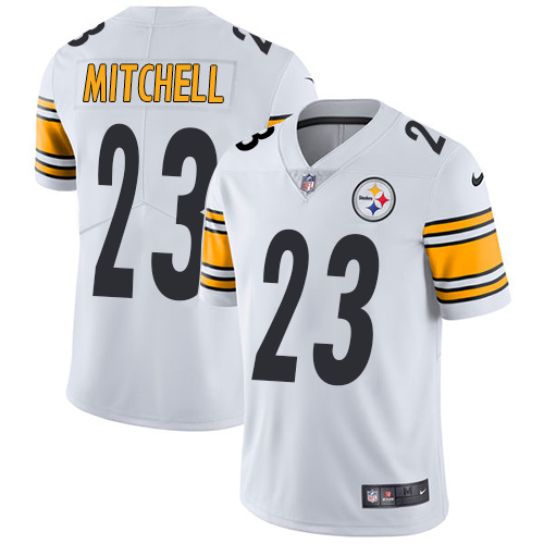 Nike Steelers #23 Mike Mitchell White Men's Stitched NFL Vapor Untouchable Limited Jersey