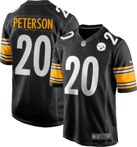 Men's Pittsburgh Steelers #20 Peterson Black Vapor Untouchable Limited Stitched
