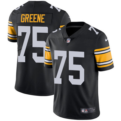 Nike Steelers #75 Joe Greene Black Alternate Men's Stitched NFL Vapor Untouchable Limited Jersey