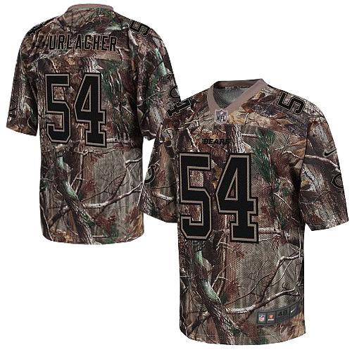 Nike Bears #54 Brian Urlacher Camo Men's Stitched NFL Realtree Elite Jersey