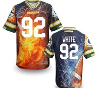 Green Bay Packers #92 WHITE Men's Stitched NFL Elite Fanatical Version Jersey (4)