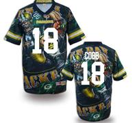 Green Bay Packers #18 COBB Men's Stitched NFL Elite Fanatical Version Jersey (1)