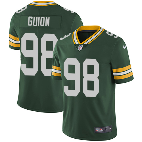 Nike Packers #98 Letroy Guion Green Team Color Men's Stitched NFL Vapor Untouchable Limited Jersey